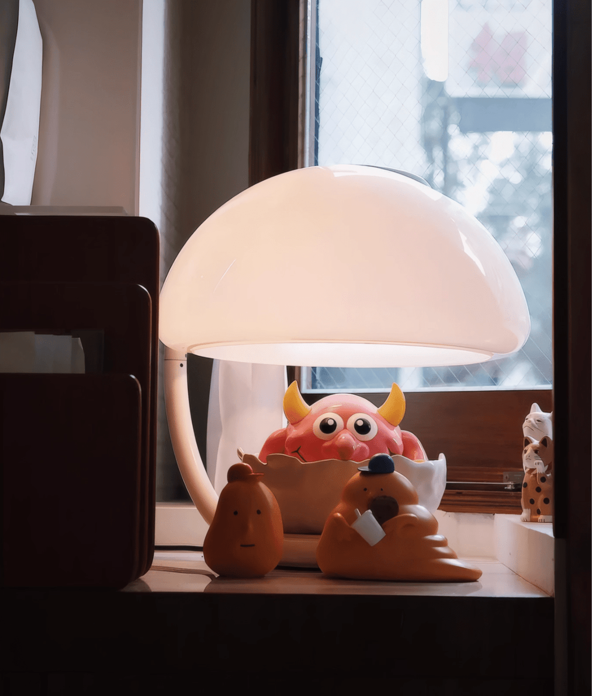 Terialielle Arc kopuła lampa stołowa
