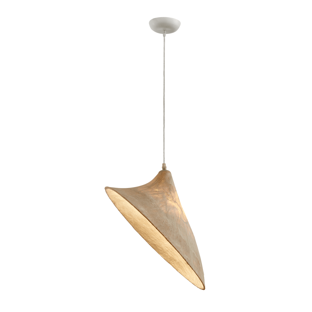Terieira wisząca lampa ze szkła Terieira Drift Silk