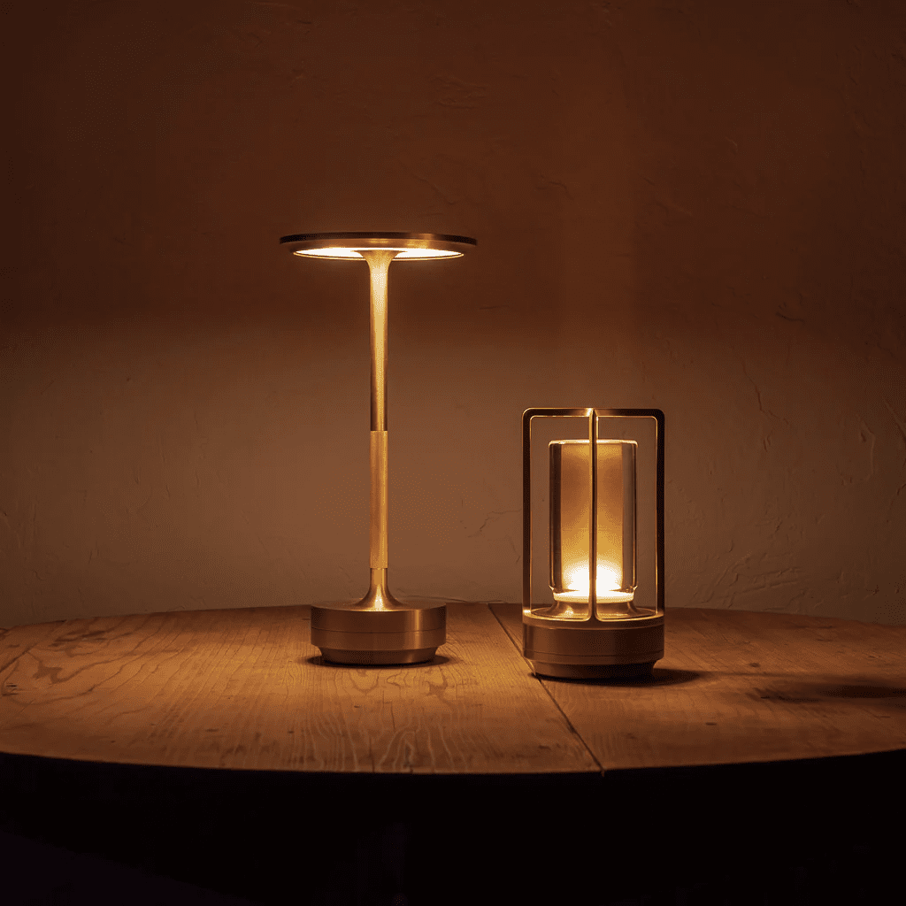 Solvane ładowalna lampa stołowa