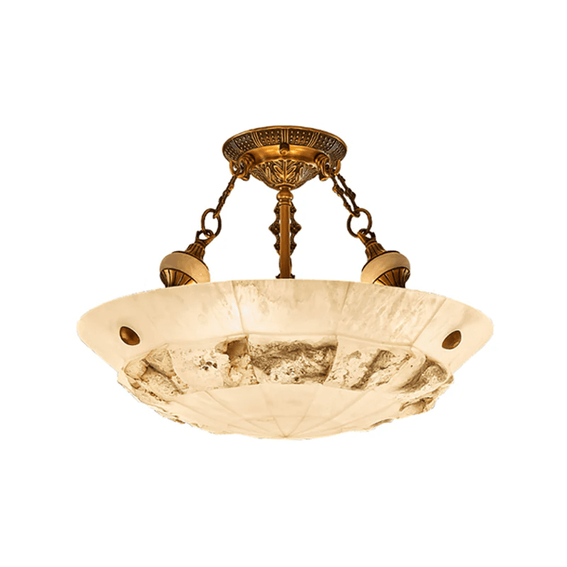 Dorevaux lampa sufitowa z alabastrem