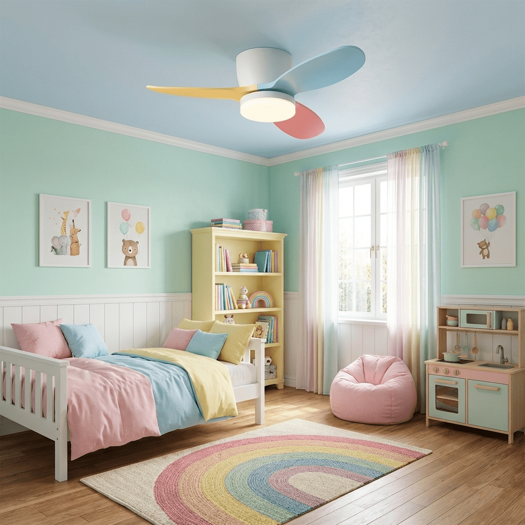 Piko Petal lampa sufitowa z wentylatorem