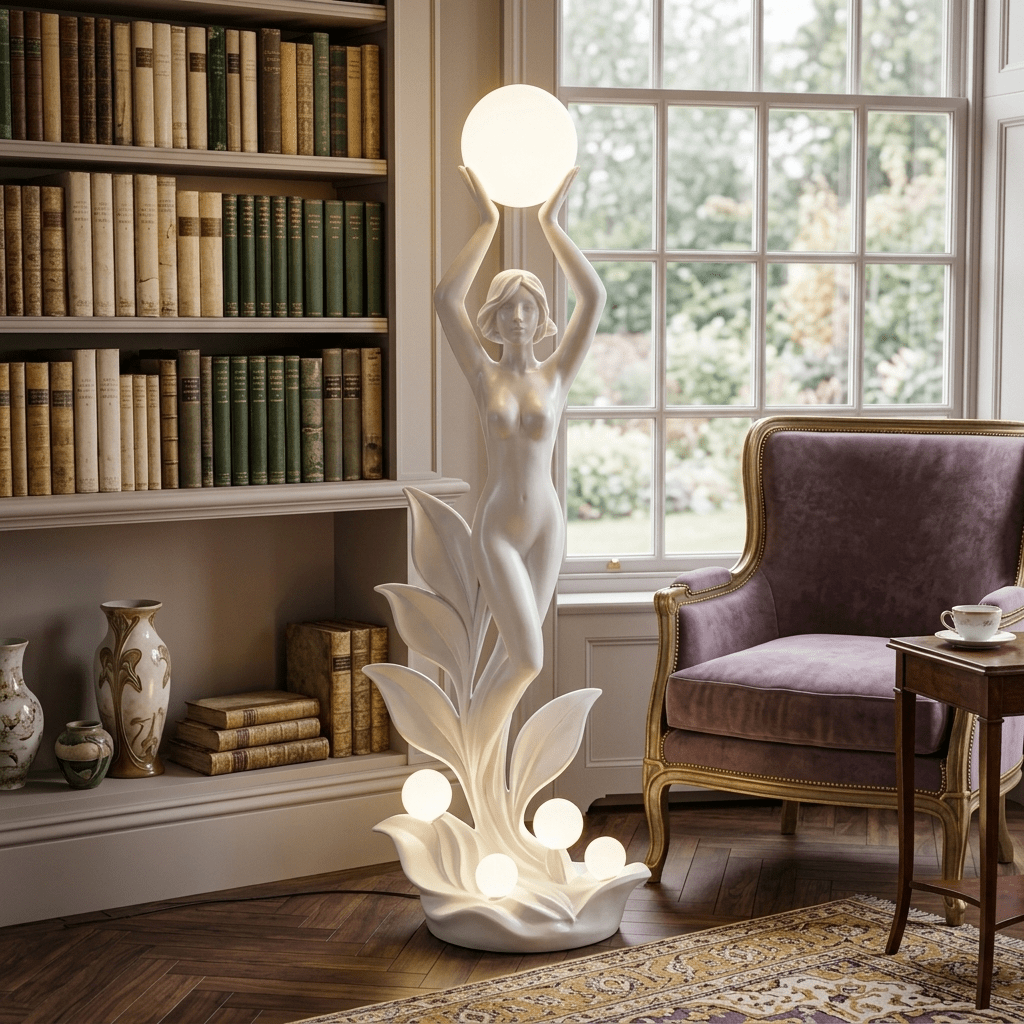 Galatea Aurora Muse rzeźbiarska lampa stojąca