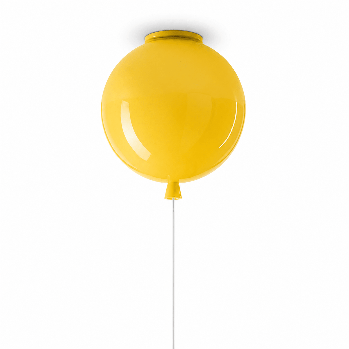 Maisie nowoczesna lampa sufitowa ze szkła w kształcie balona