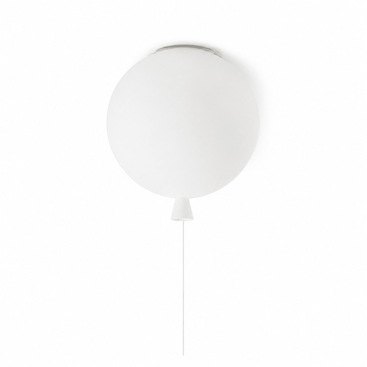 Maisie nowoczesna lampa sufitowa ze szkła w kształcie balona