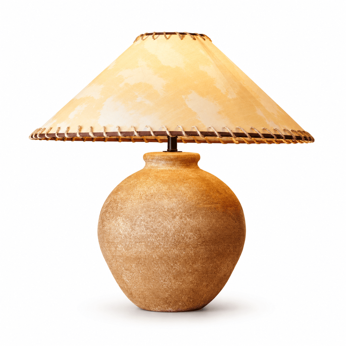 Rivuaya lampa stołowa w kolorze terakoty