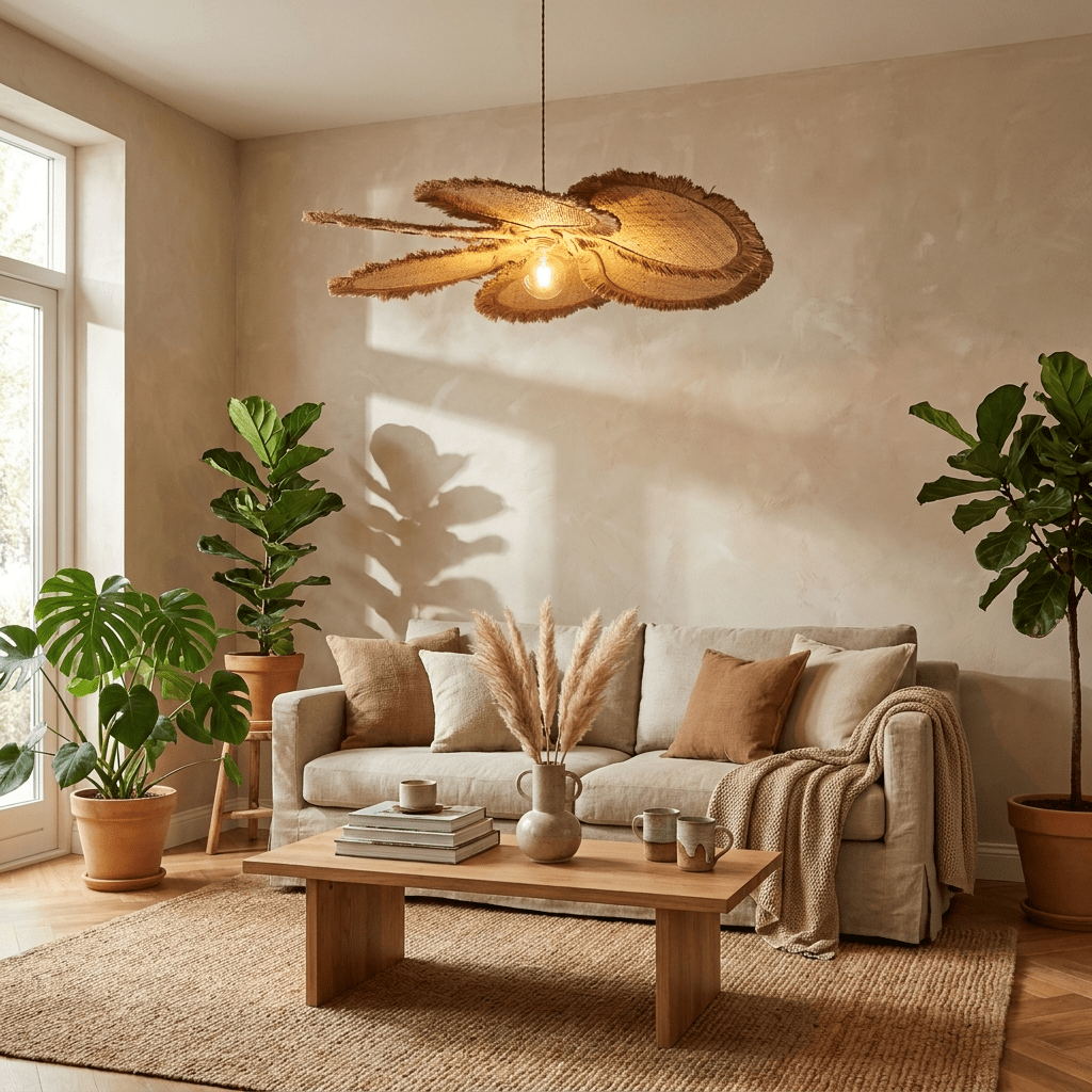 Sfrangia Raffia lampa wisząca