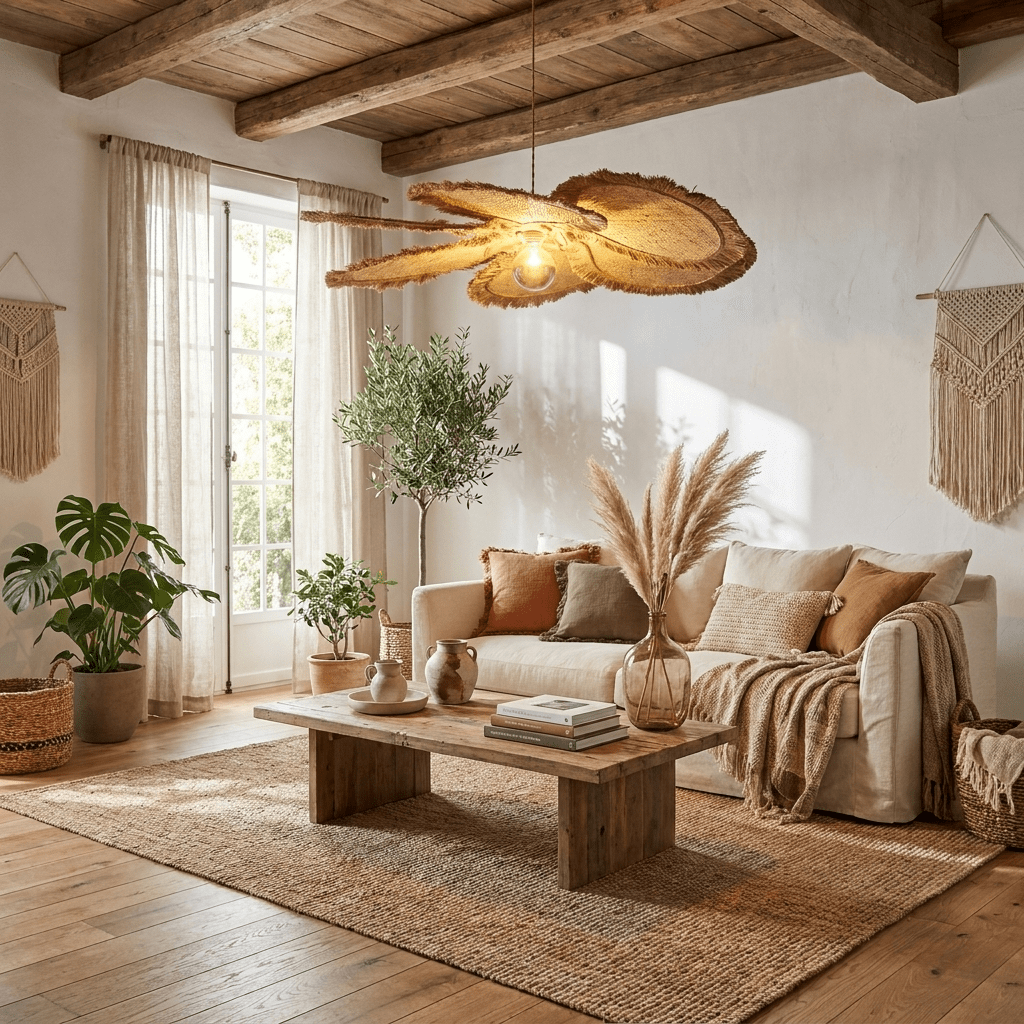 Sfrangia Raffia lampa wisząca