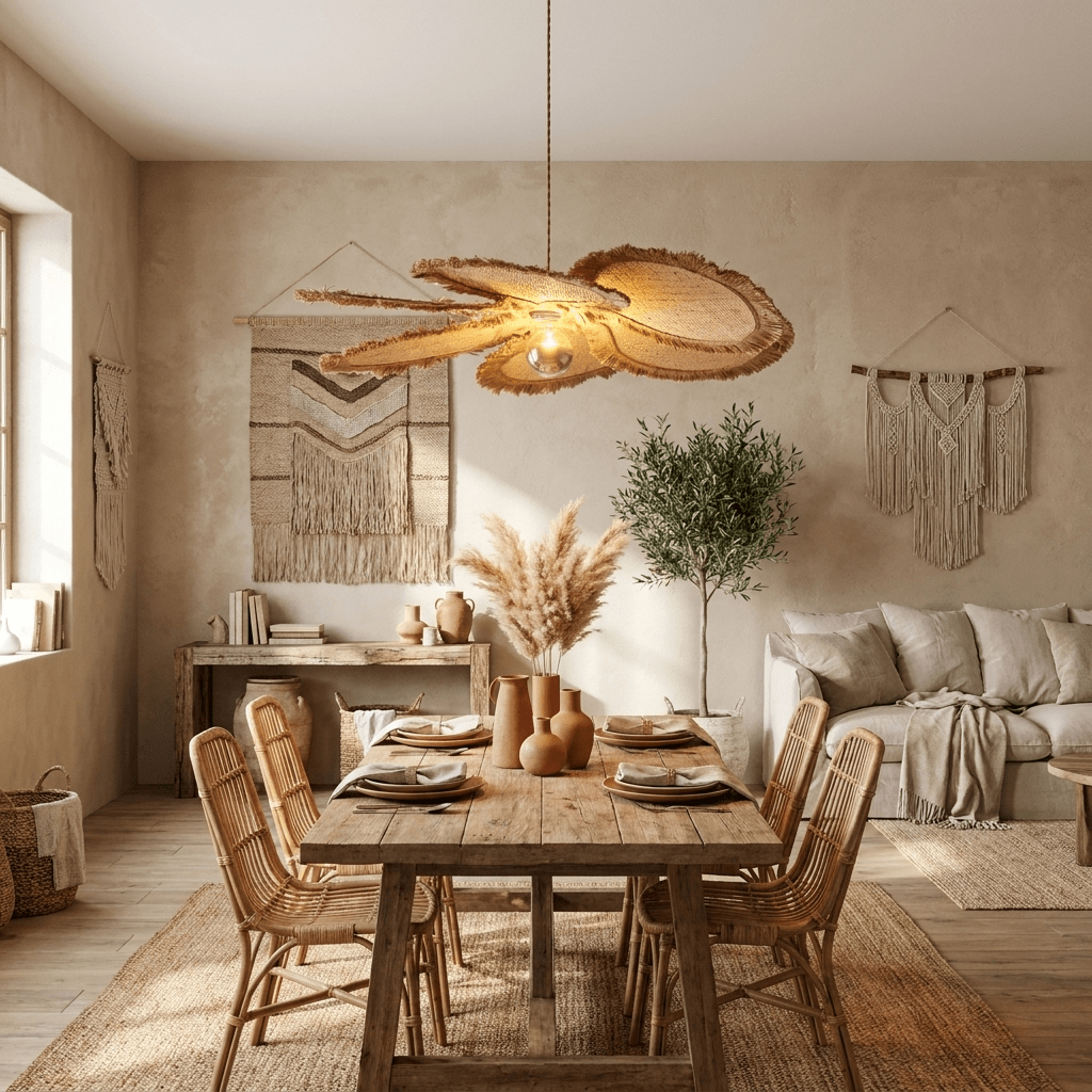 Sfrangia Raffia lampa wisząca