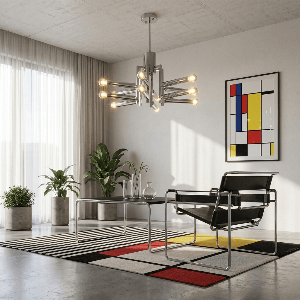 Silvienne żyrandol chromowany