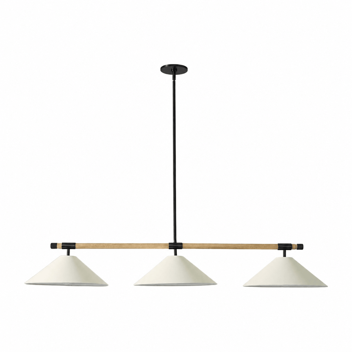 Linen Cone liniowy żyrandol