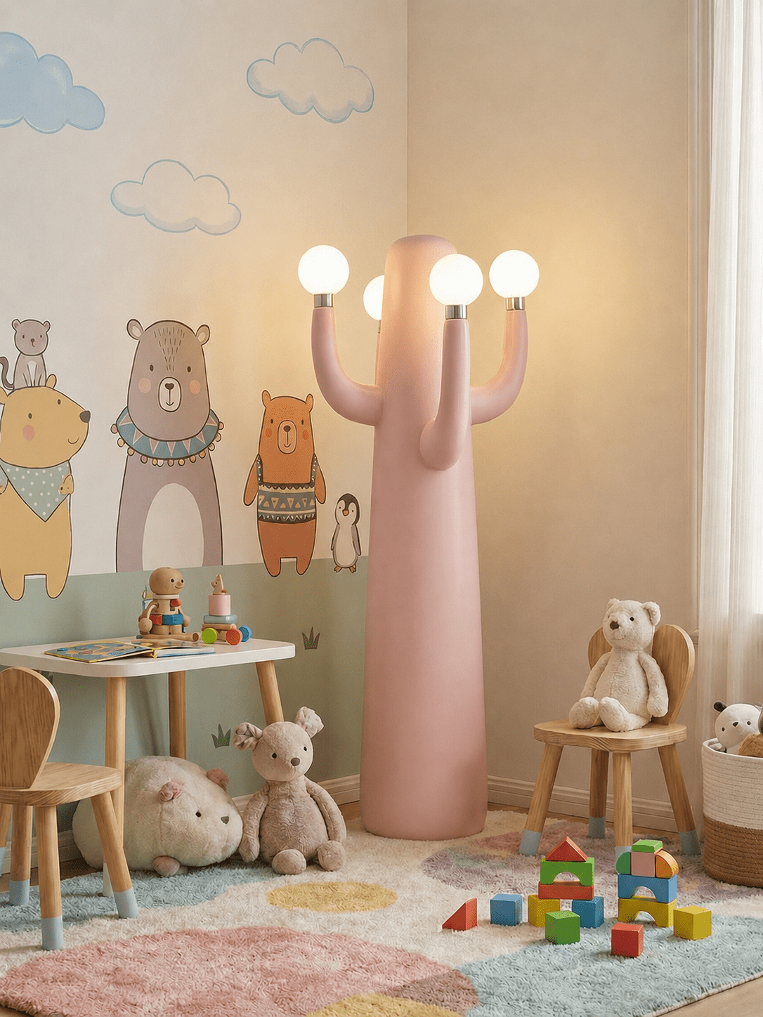 Solenna Art Cactus lampa stojąca