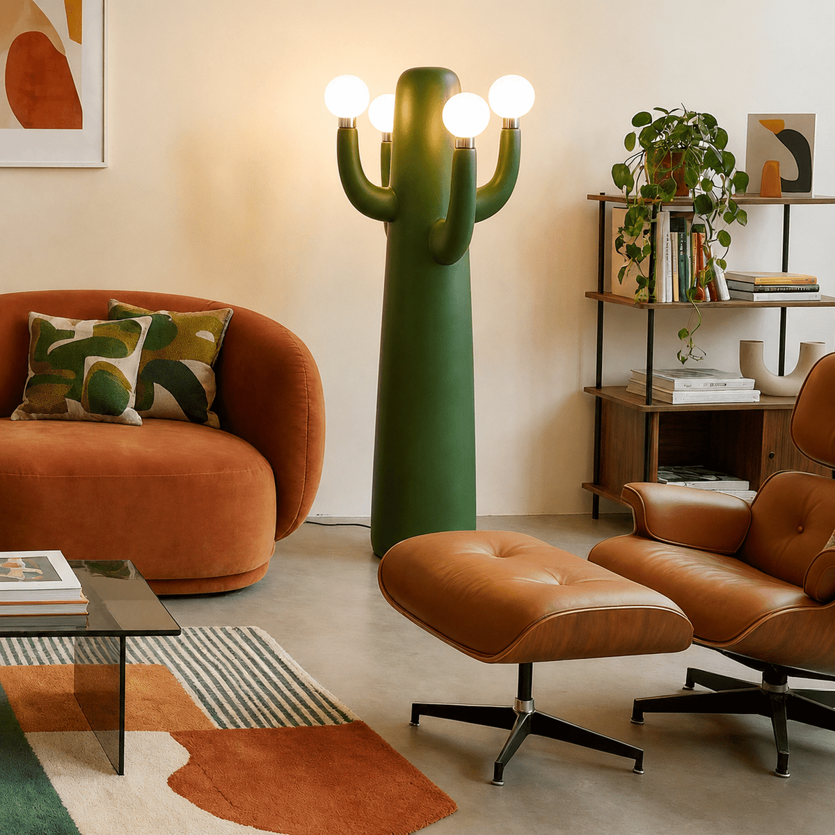 Solenna Art Cactus lampa stojąca