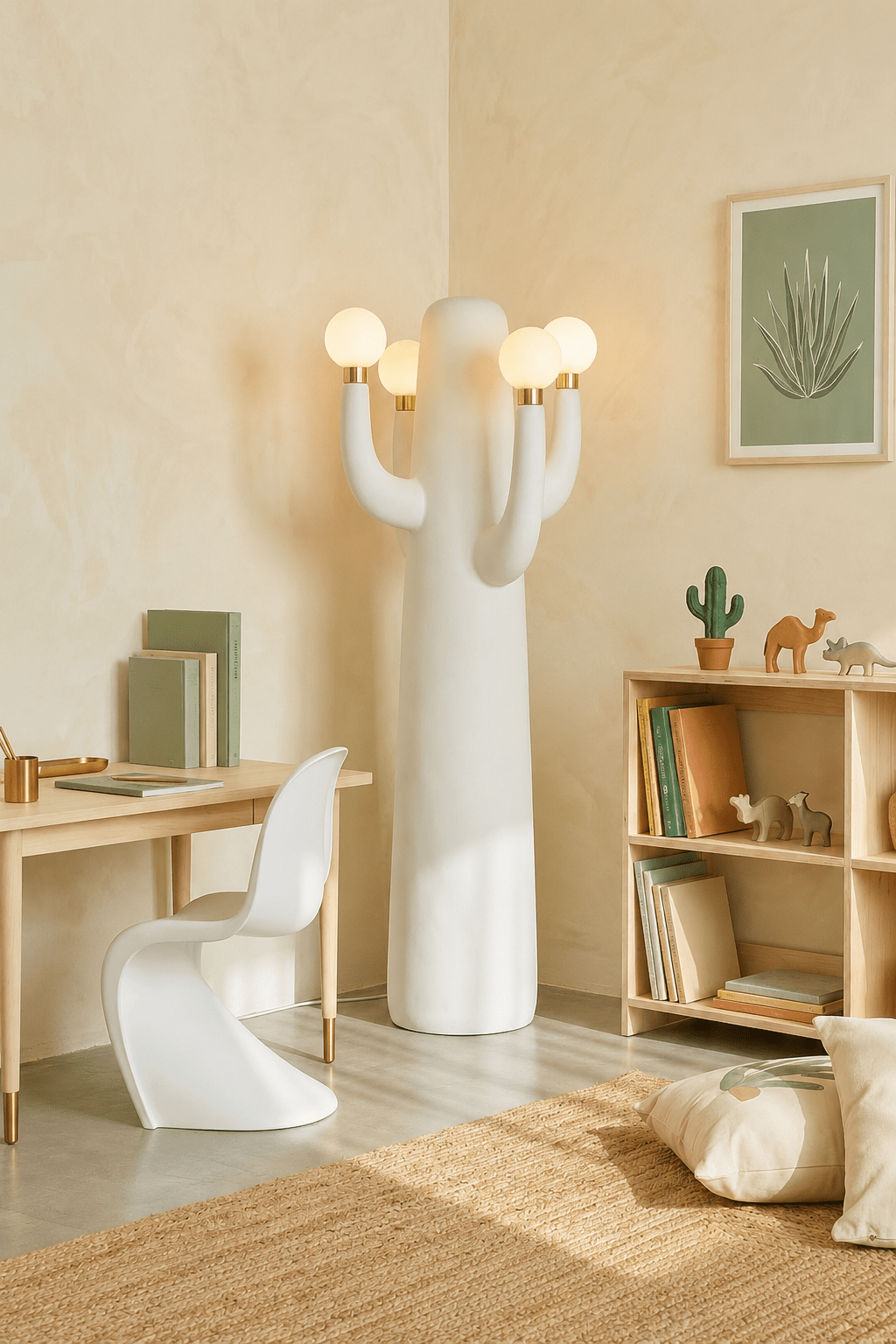 Solenna Art Cactus lampa stojąca