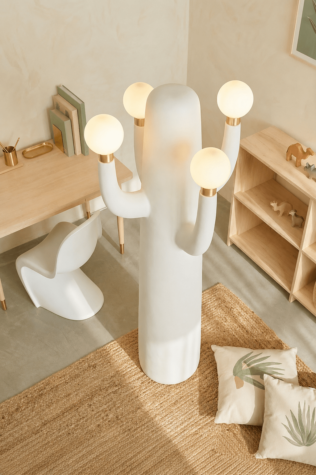 Solenna Art Cactus lampa stojąca