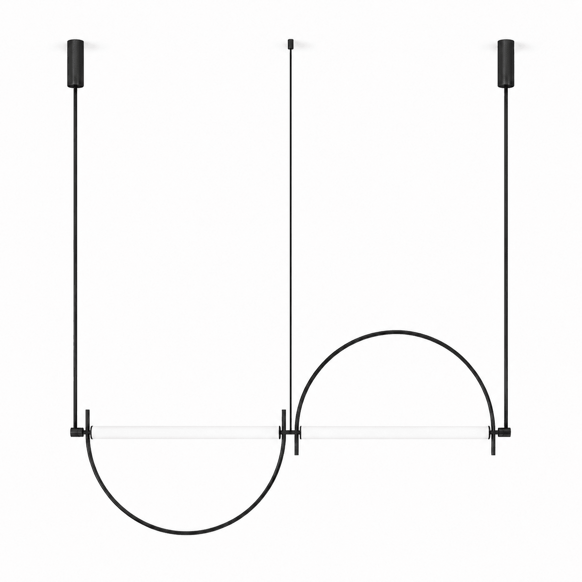 Arched liniowy żyrandol LED