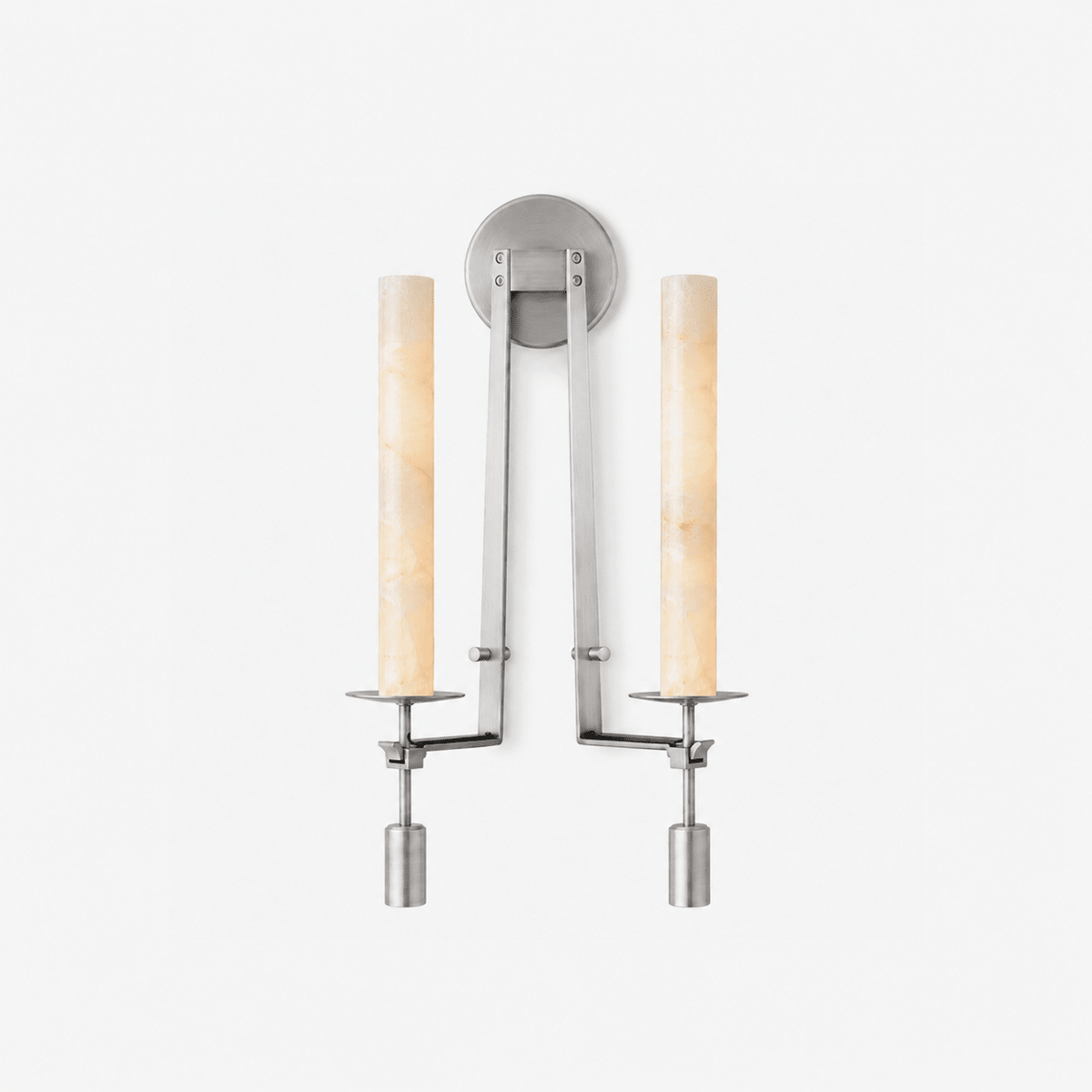 Alabaster kinkiet w stylu francuskim klasycyzm