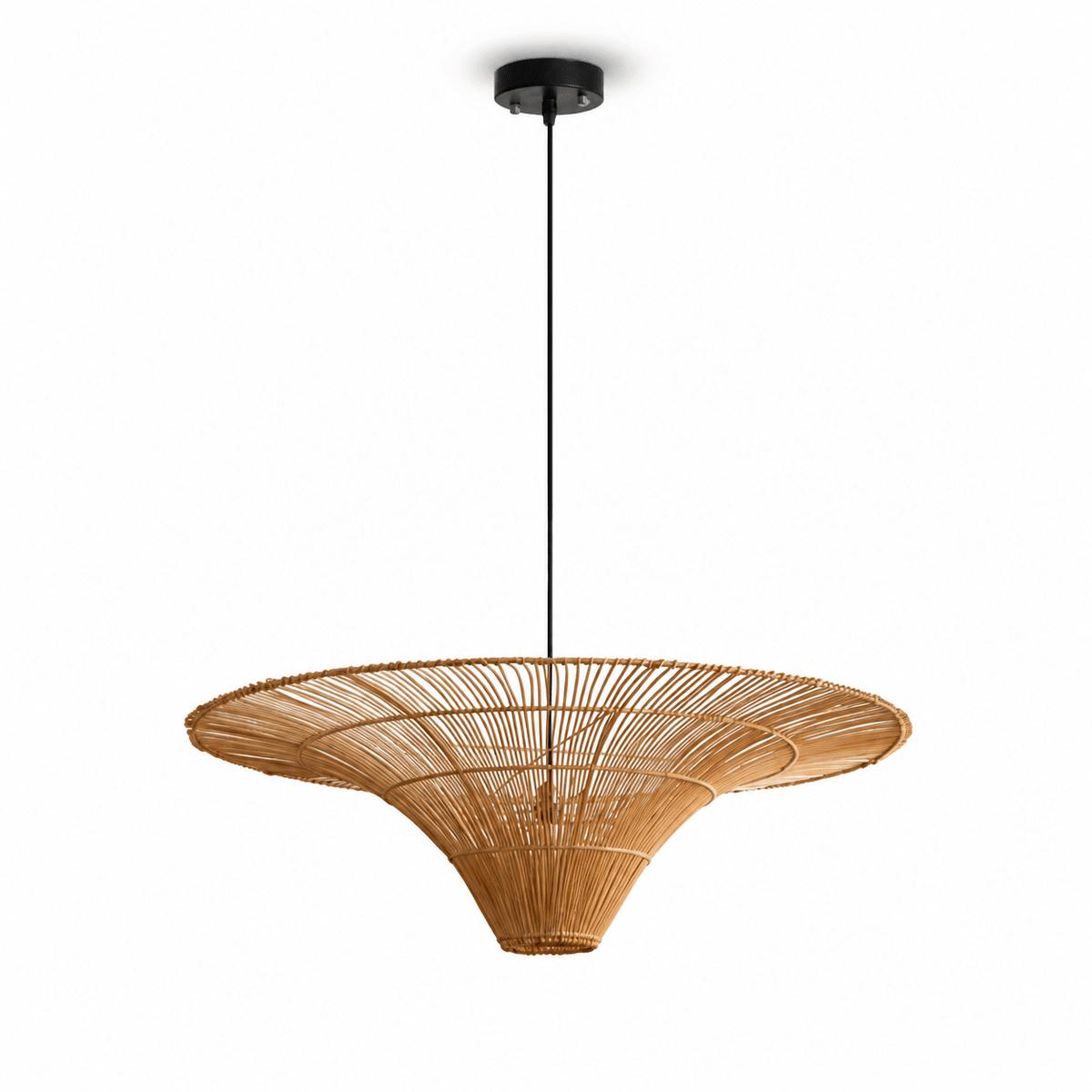 Rattan lampa wisząca