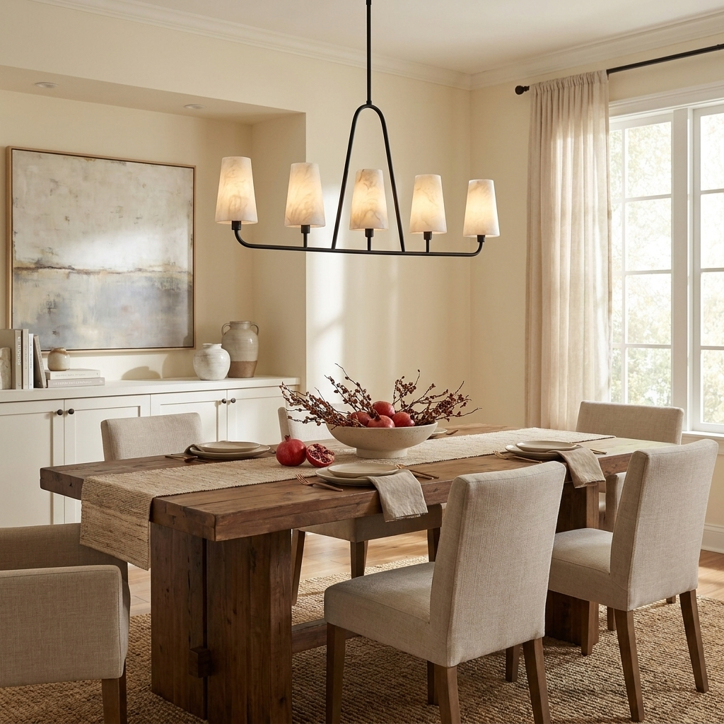Jarrowmere Żyrandol Z Alabastru