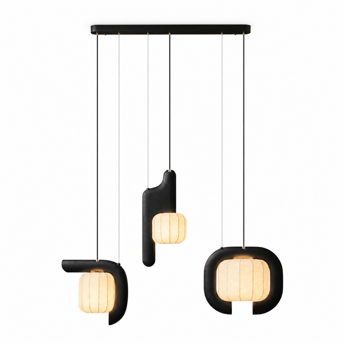 Ulverstone Lampa wisząca z papieru falistego