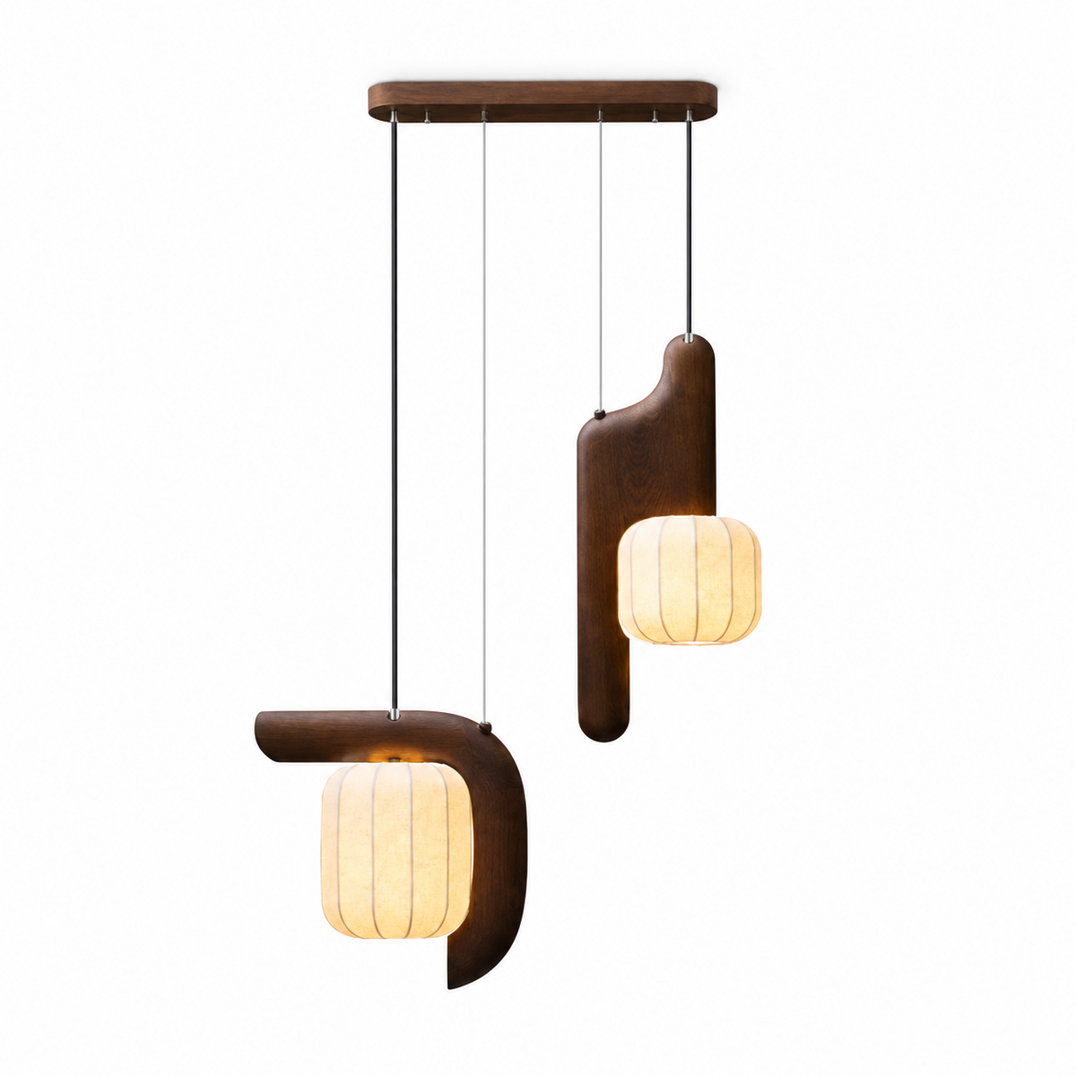 Ulverstone Lampa wisząca z papieru falistego