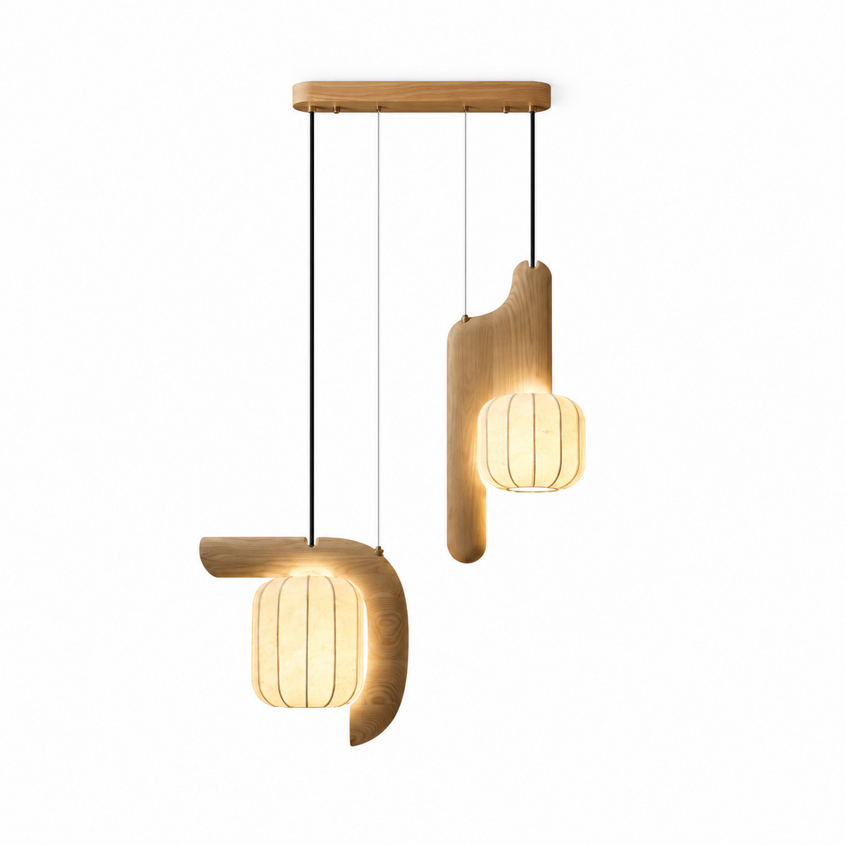 Ulverstone Lampa wisząca z papieru falistego