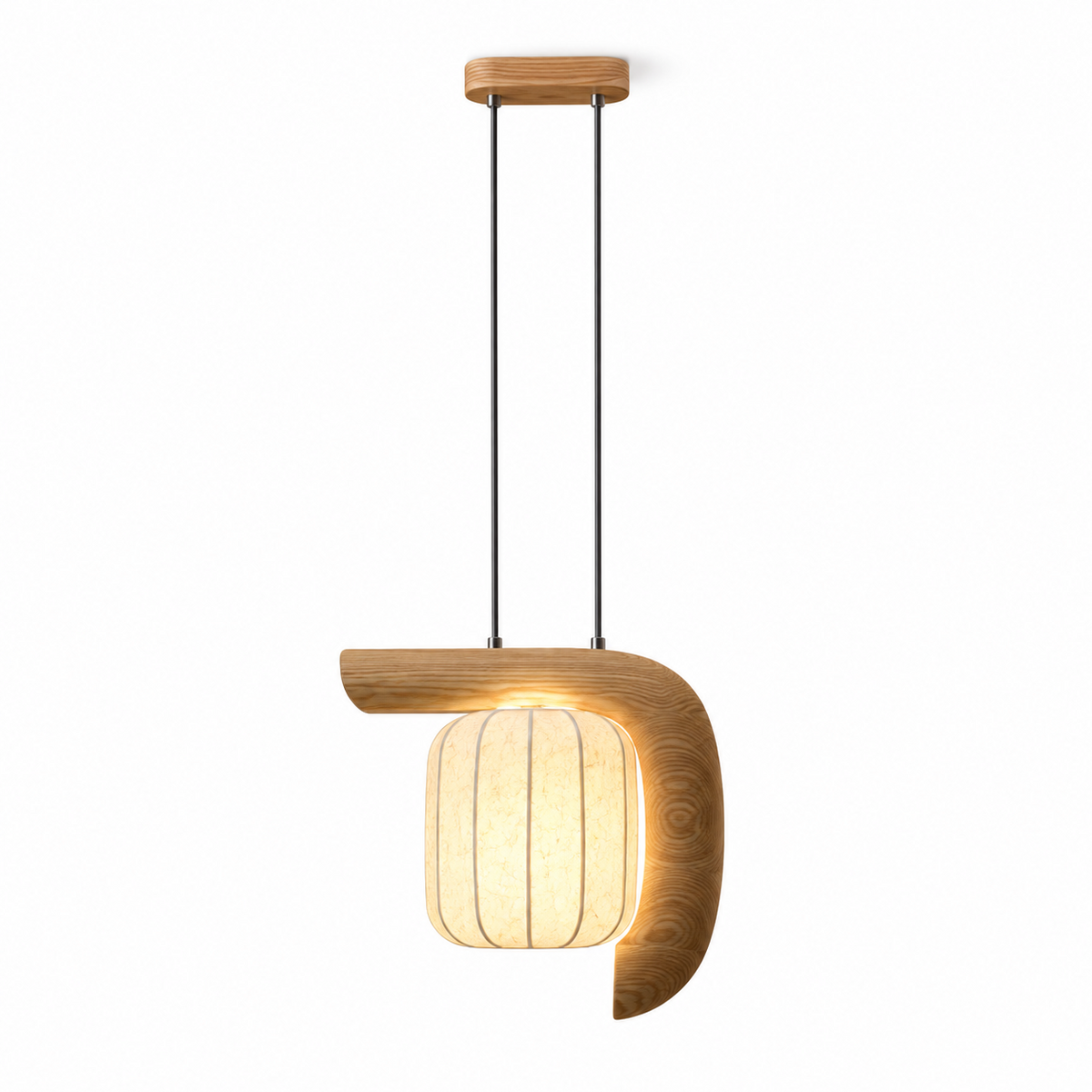 Ulverstone Lampa wisząca z papieru falistego