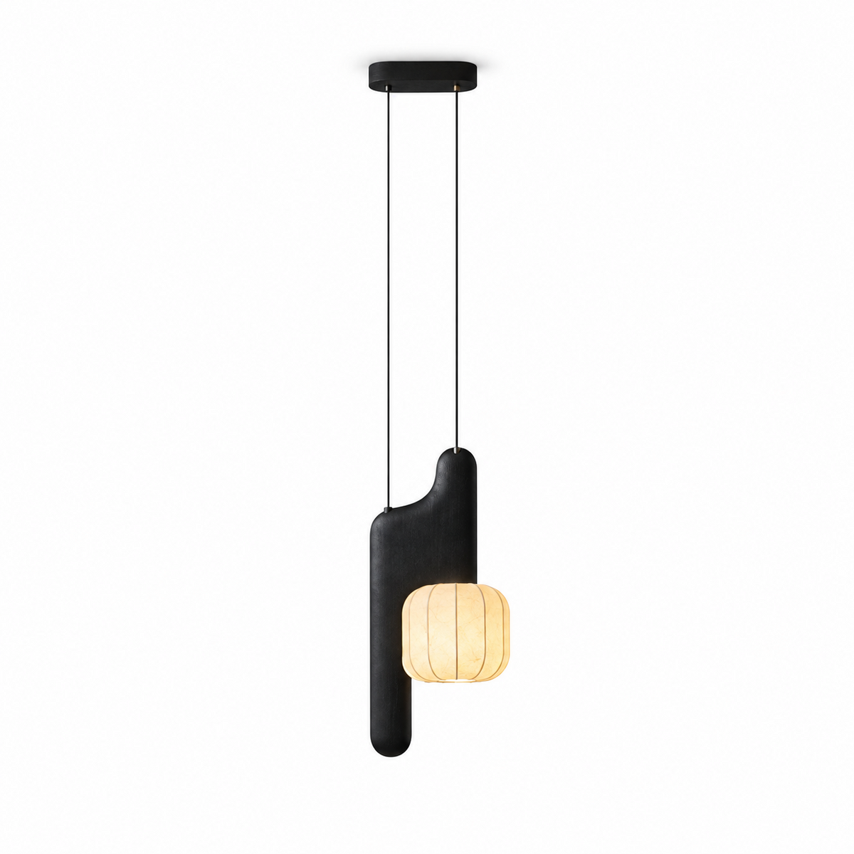 Ulverstone Lampa wisząca z papieru falistego