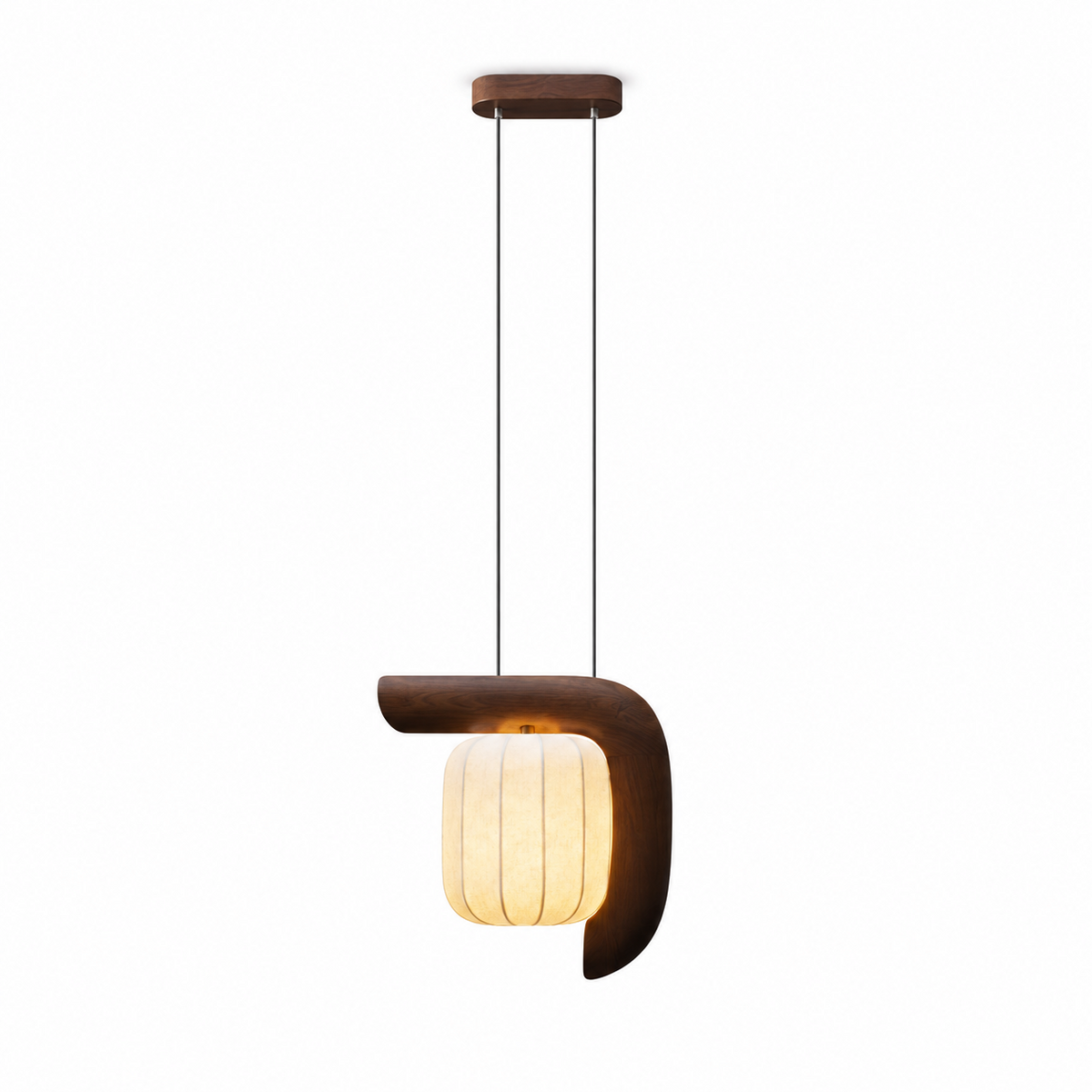 Ulverstone Lampa wisząca z papieru falistego