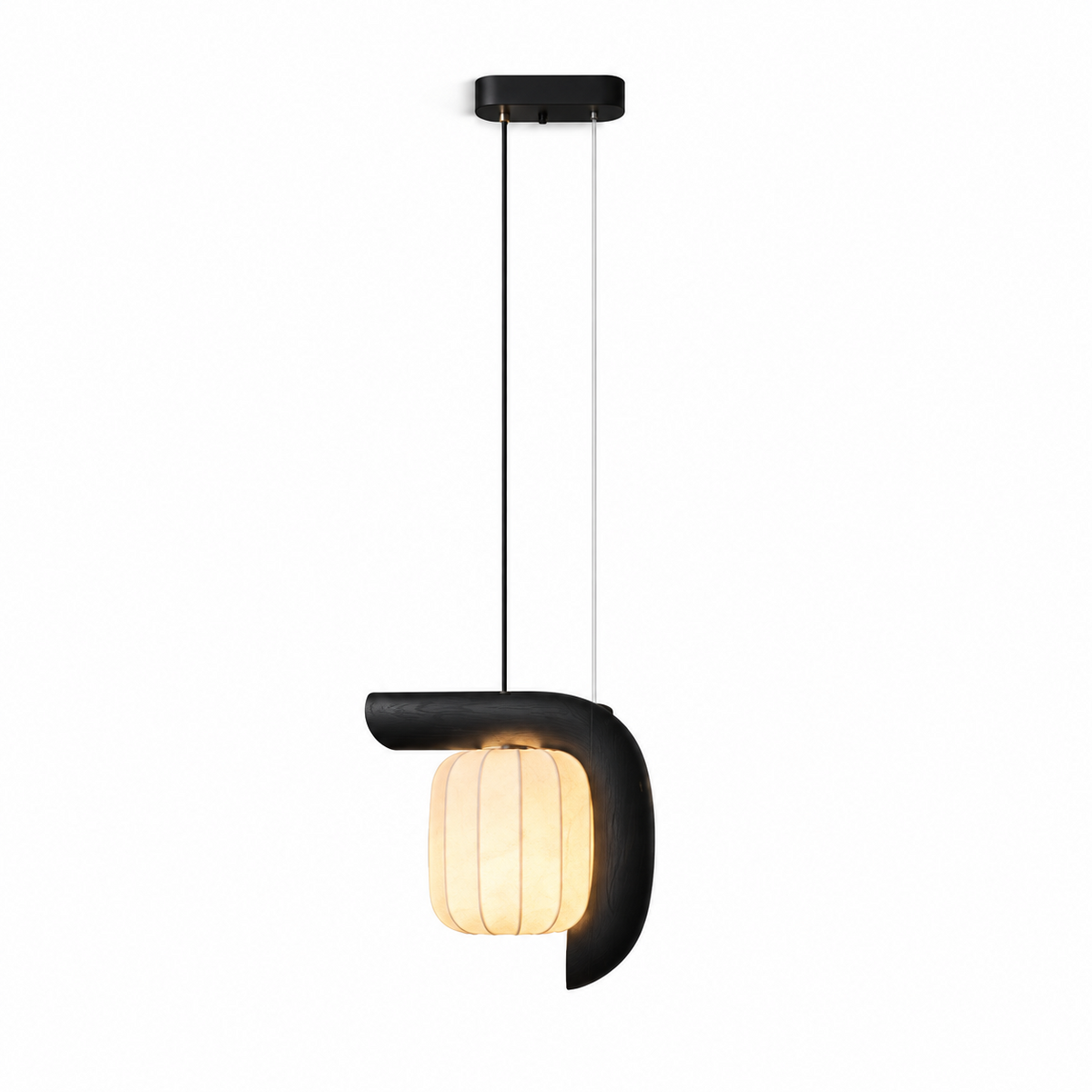 Ulverstone Lampa wisząca z papieru falistego