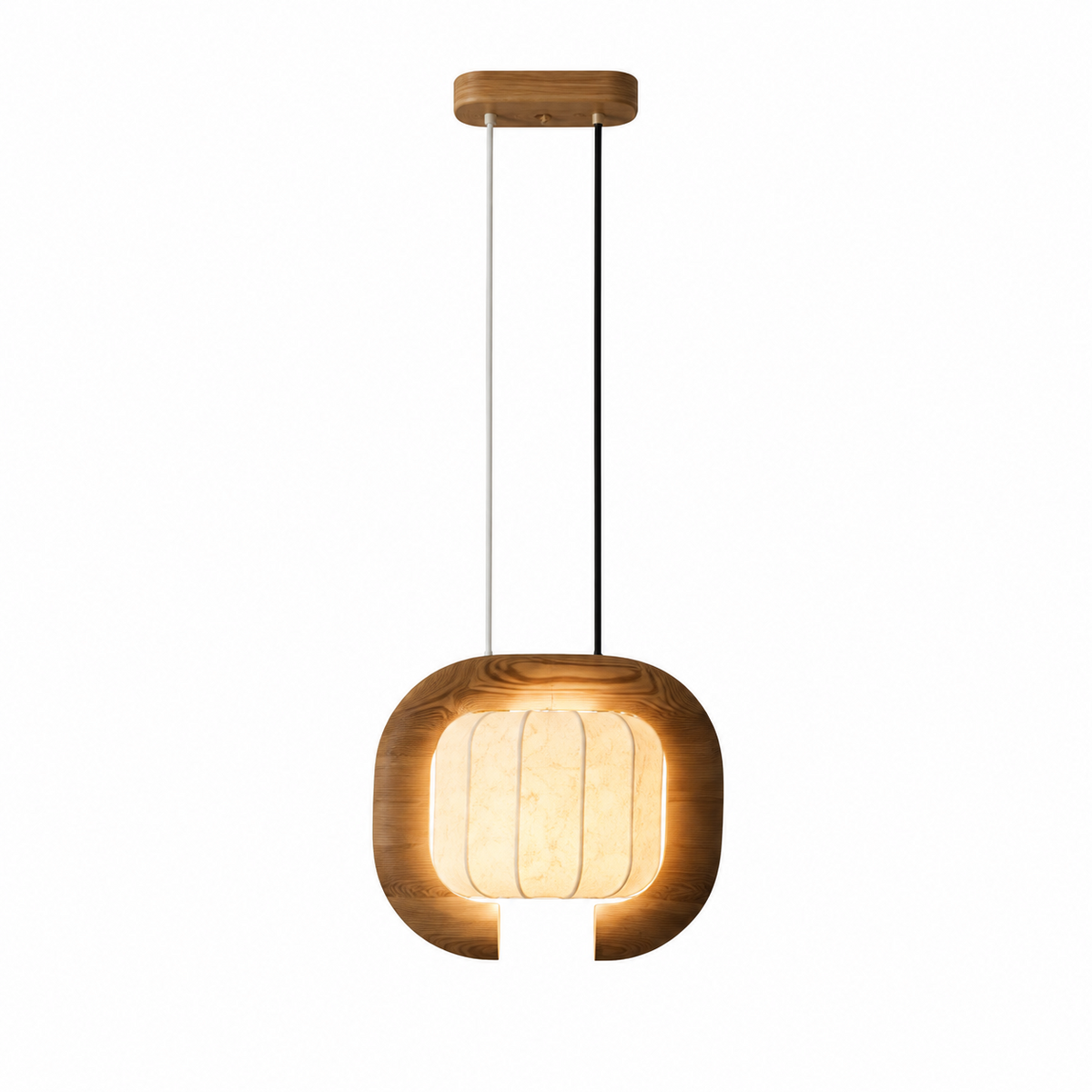 Ulverstone Lampa wisząca z papieru falistego