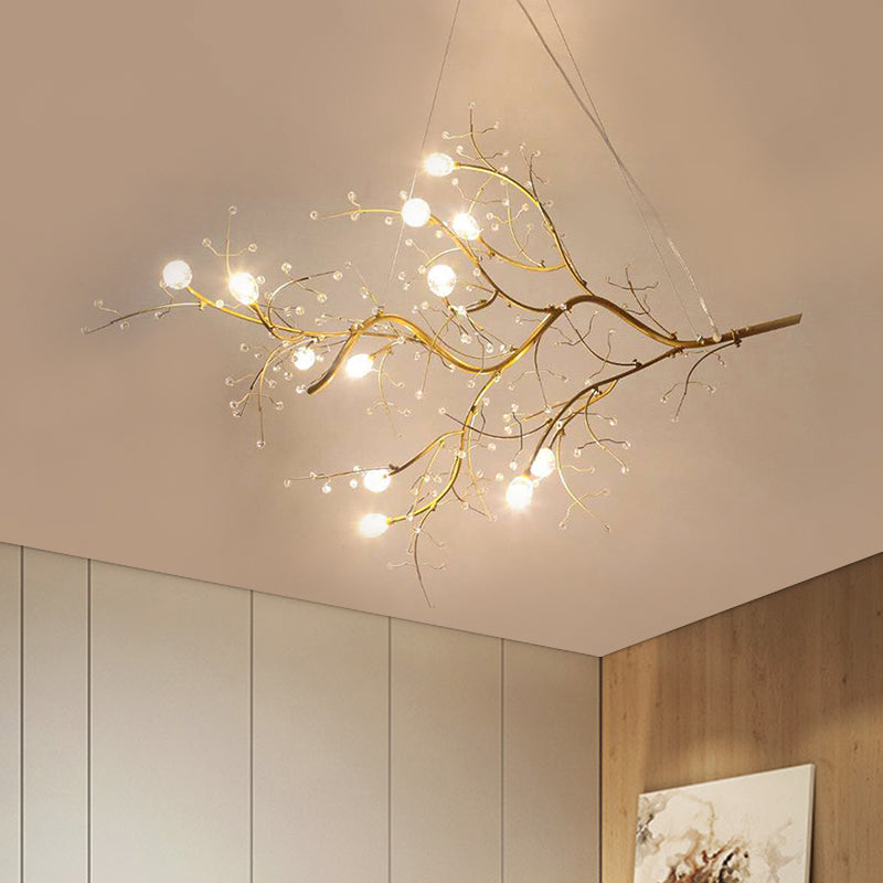 Olivia romantyczna lampa wisząca z gałązką Art Deco