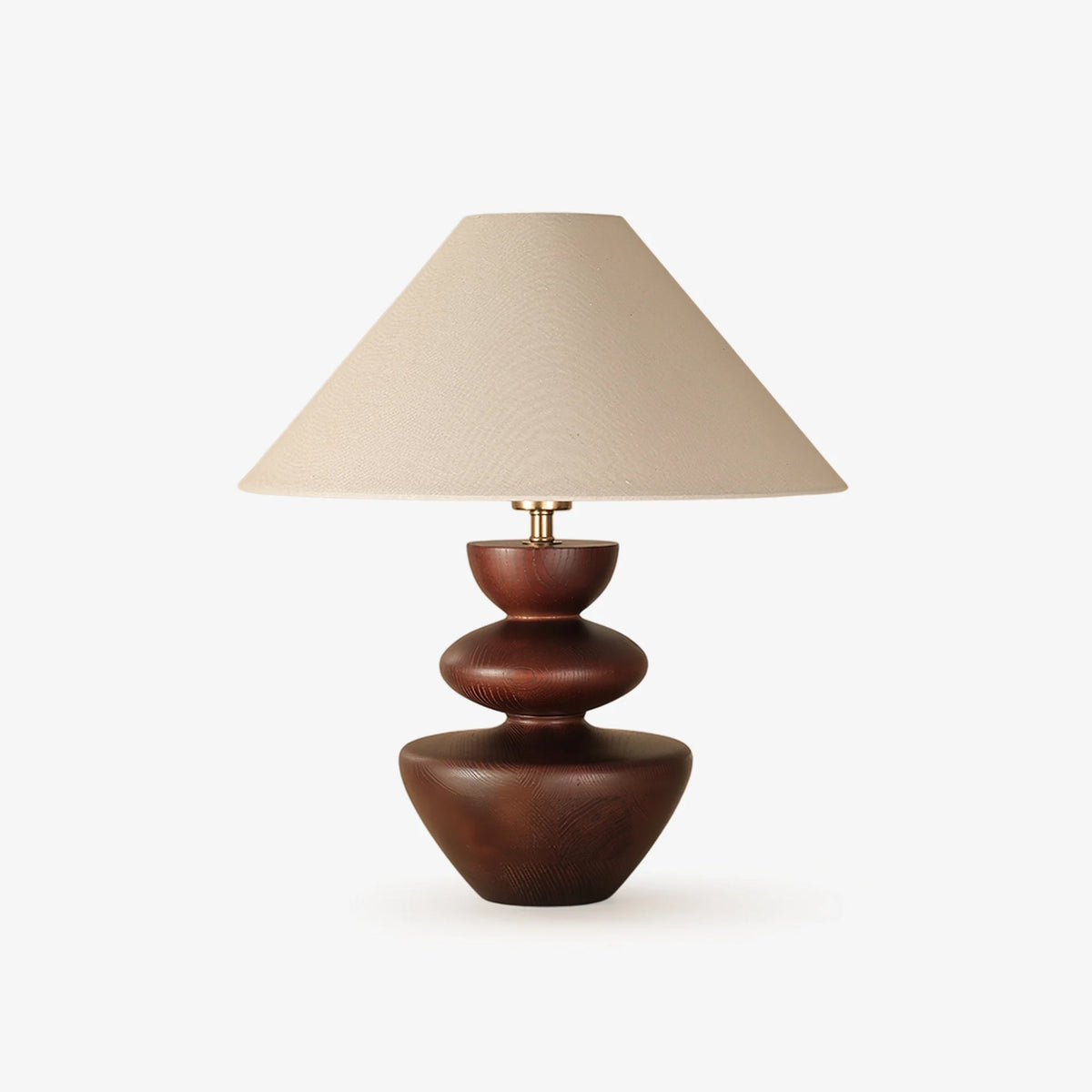 Joanne drewniana lampa stołowa vintage