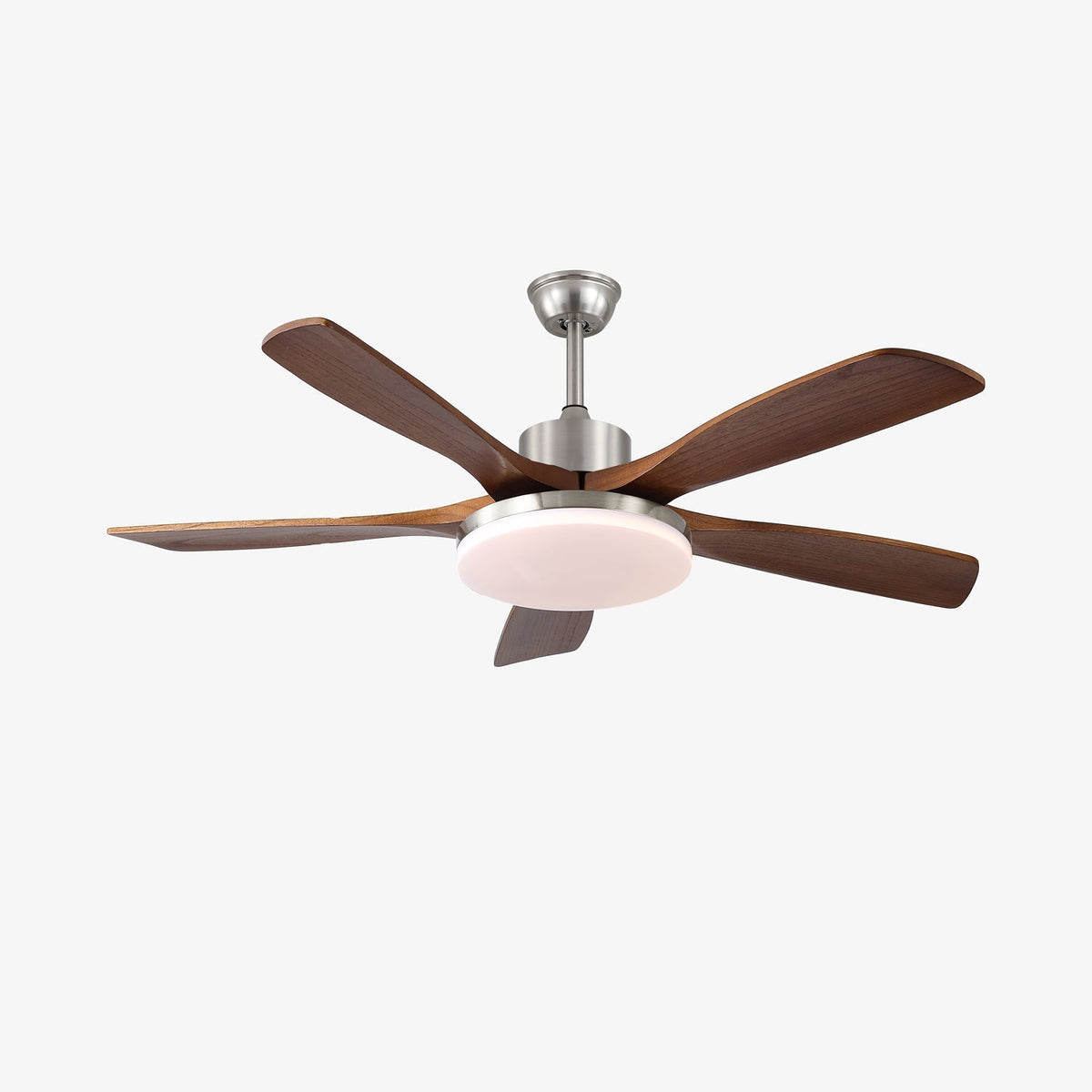 Alduira nowoczesna lampa sufitowa z wentylatorem drewniana