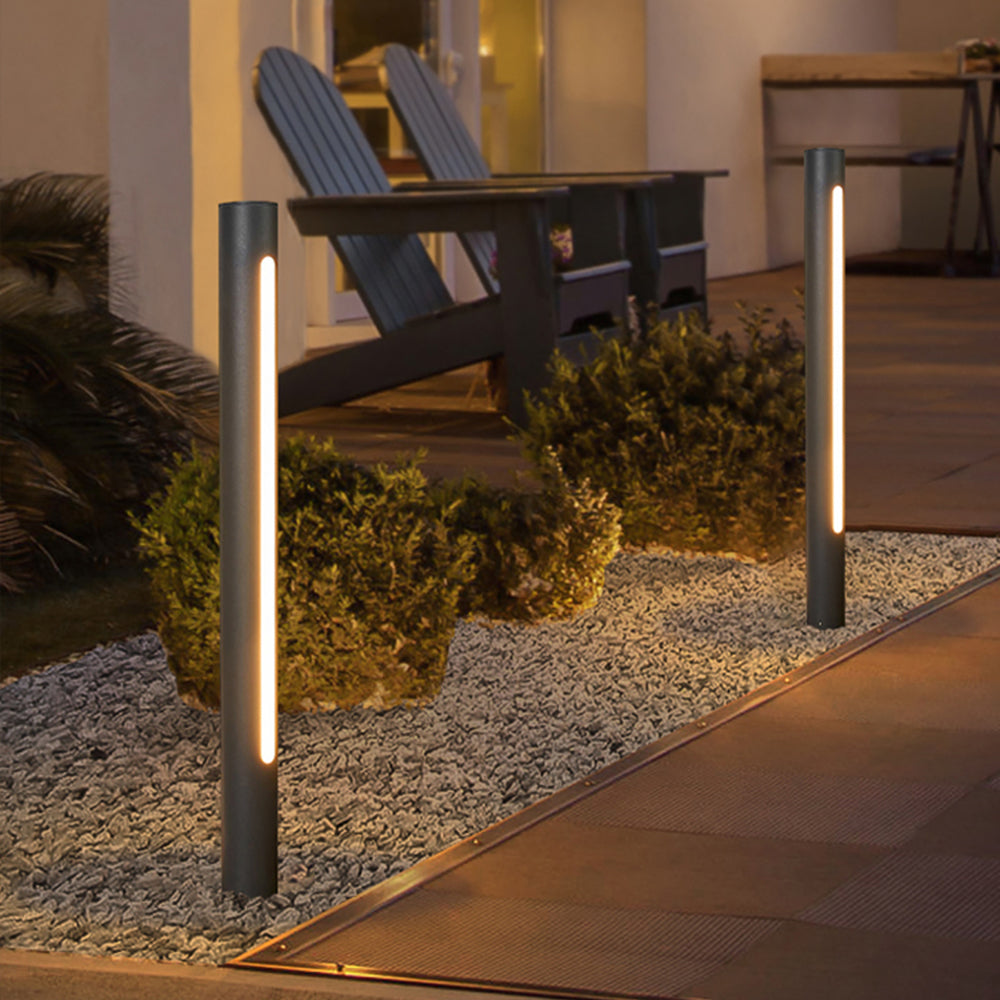 Ray zewnętrzna lampa ścieżkowa liniowa cylindryczna z metalu