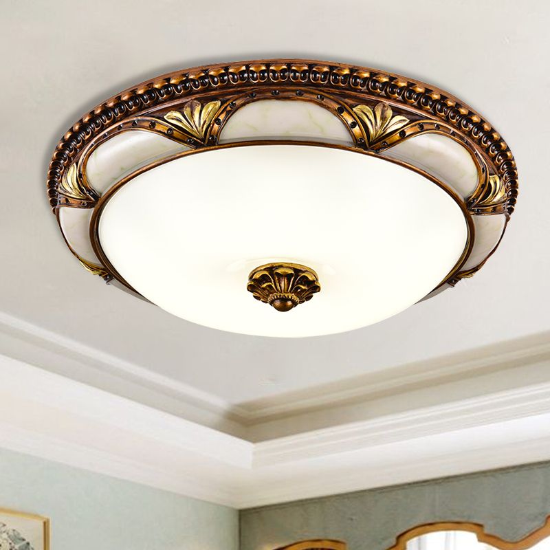 Epoch Retro Lampa sufitowa montowana bezpośrednio ze sztuki żywicznej i szkła