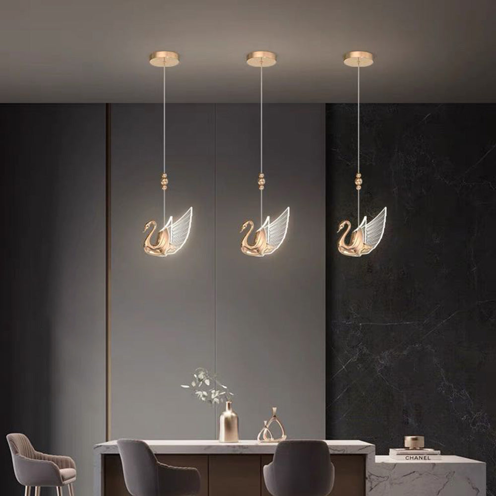 Kady Swan lampa wisząca w nowoczesnym stylu, 2 kolor
