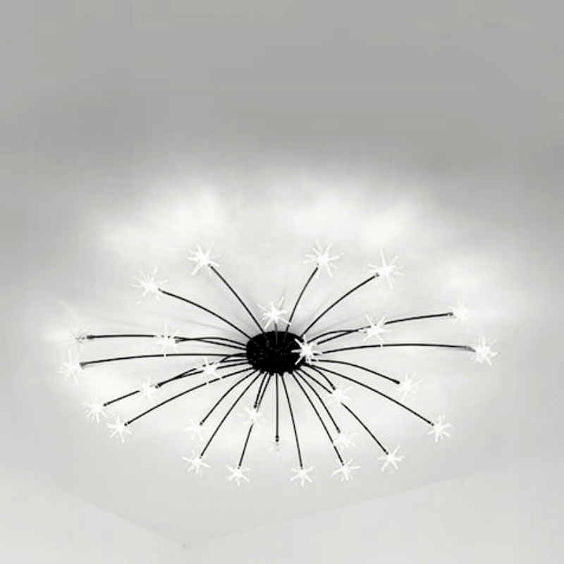 Arisha żyrandol w stylu Art Deco ze wzorem gwiazd