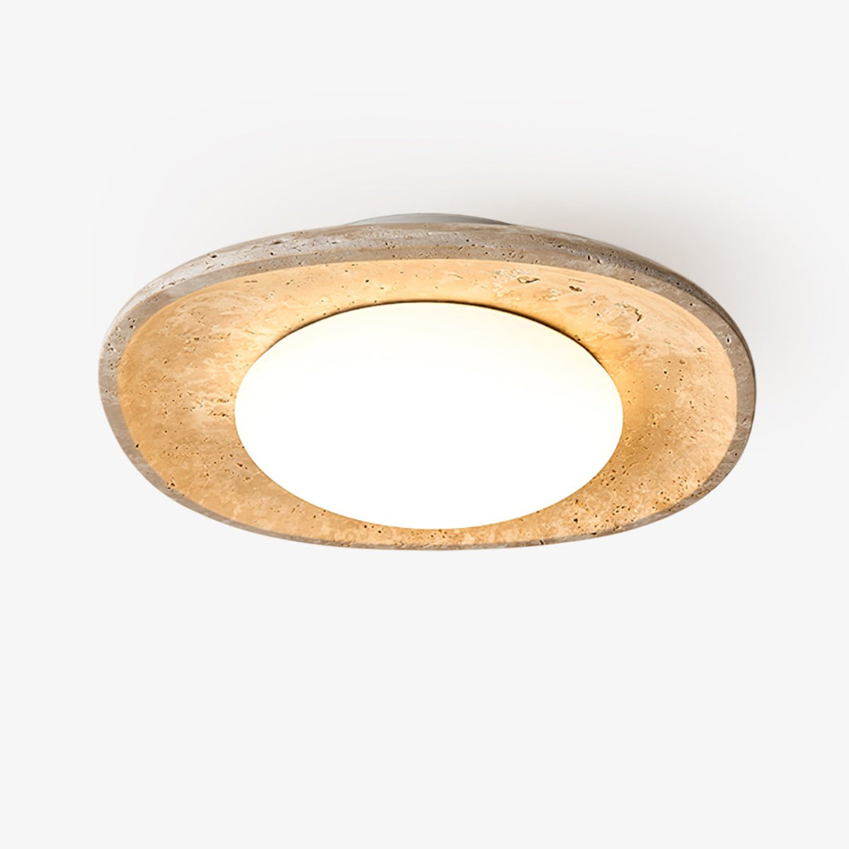Serinora lampa sufitowa w travertynie
