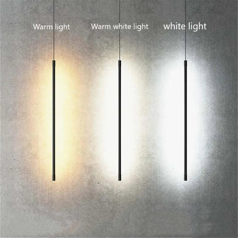 Tavix minimalistyczna lampa wisząca Erix do nocnej szafki, czarna