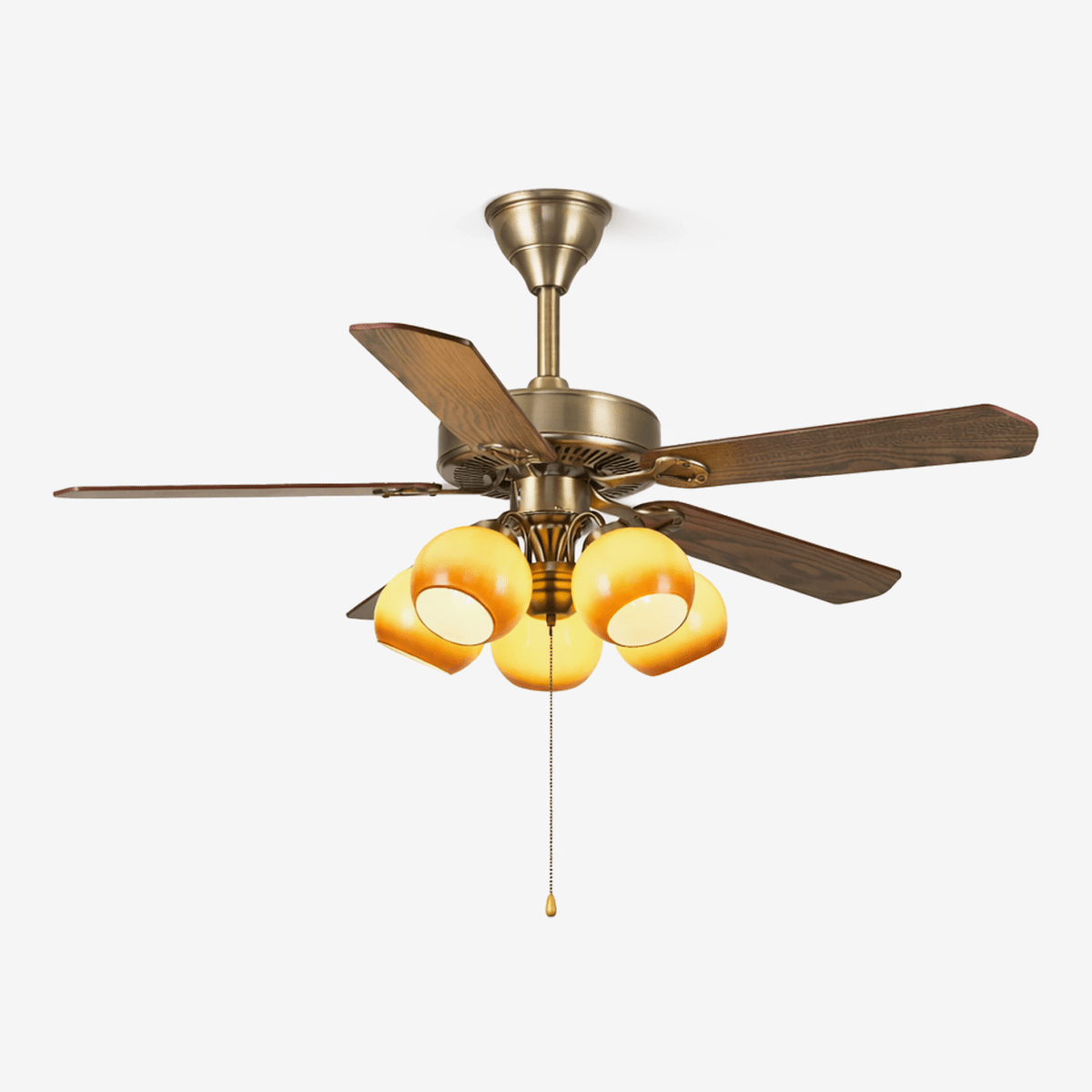 Beaumont vintage lampa sufitowa z wentylatorem