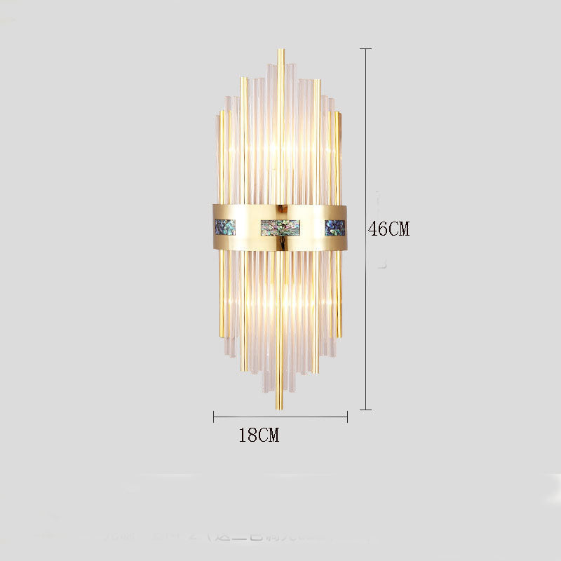Kristy żyrandol ścienny lampa nocna, ∅18CM