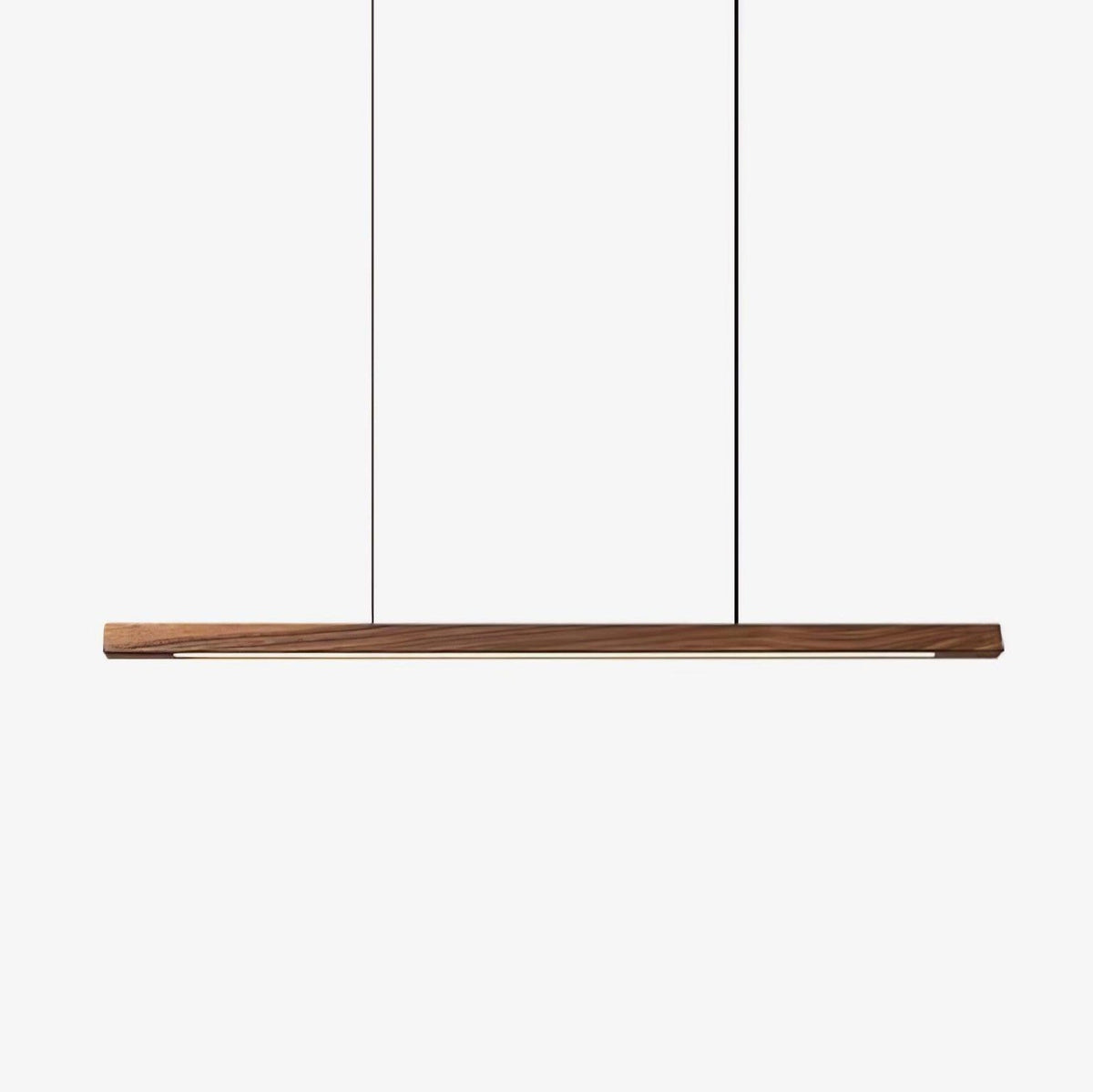 Aro liniowa lampa wisząca z drewna