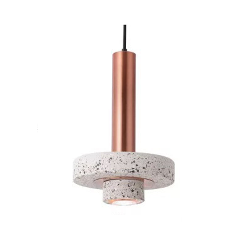 Arisha nowoczesna lampa wisząca LED Art Deco kolorowa w kolorze terazzo