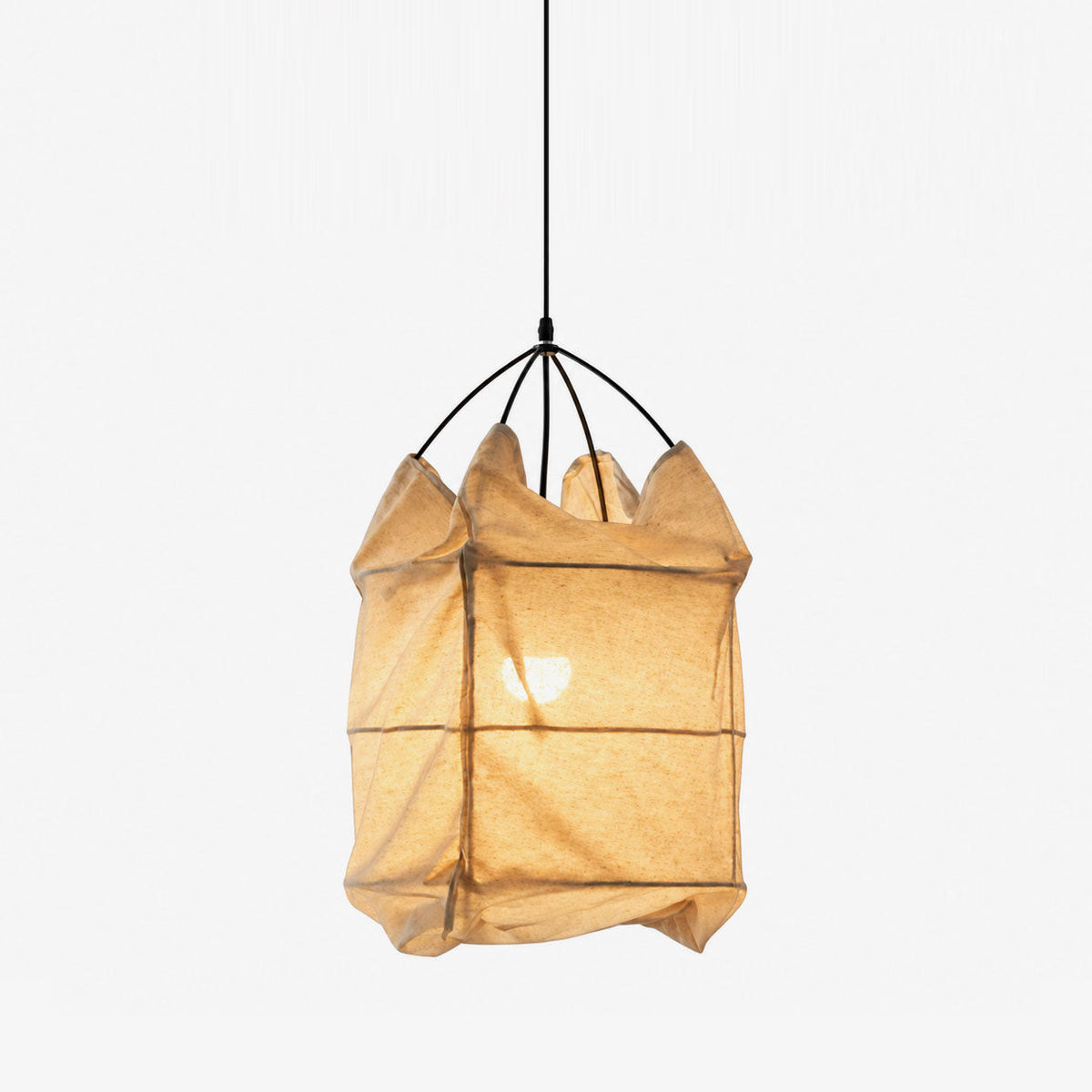 Southvale2 Lampa wisząca z tkaninowym kloszem