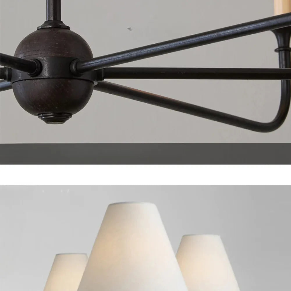 Silva żyrandol retro metal elegancja salon
