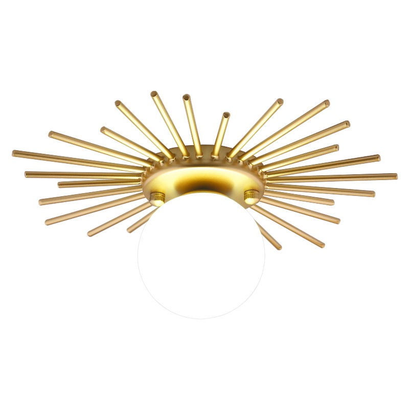 Elow lampa sufitowa ze złota w kształcie gwiazdy Glam styl nowoczesny