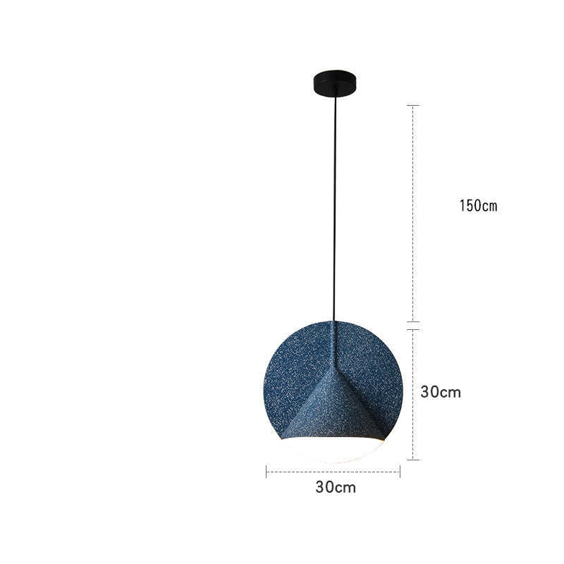 Arisha nowoczesna lampa wisząca z kolorowym kloszem LED