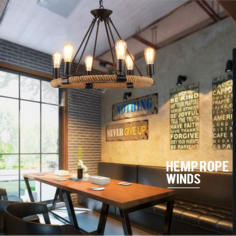 Epoch Industrial LED lampa wisząca czarny metal jadalnia/salon/bar/restauracja