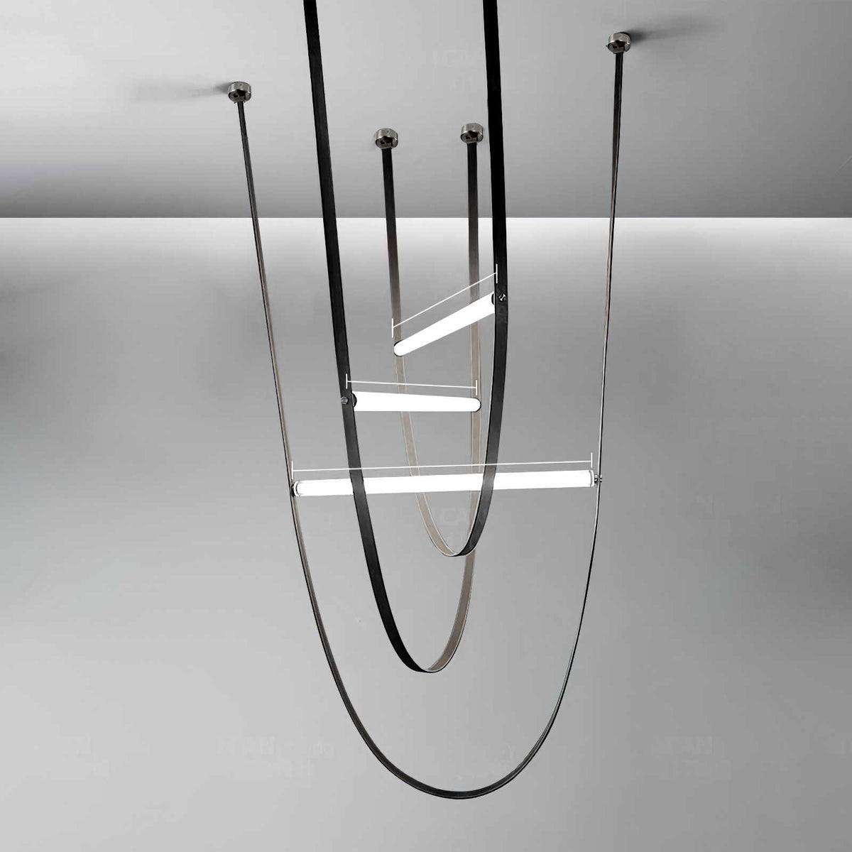 Talinor lampa wisząca z pasem rozpraszającym