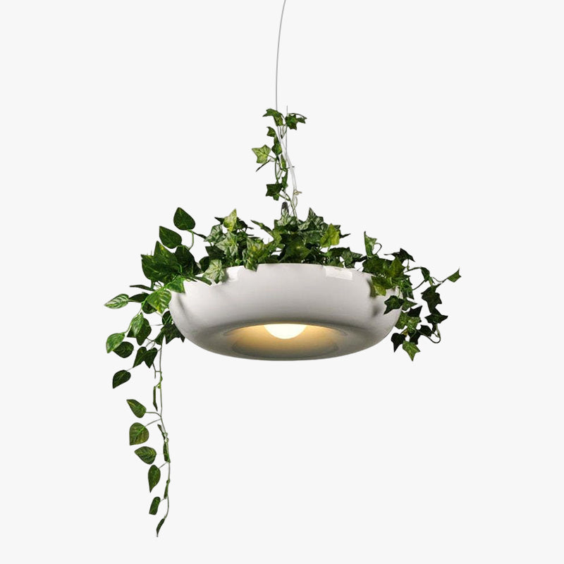 Ritta nowoczesna lampa wisząca z metalu w lakierze okrągła